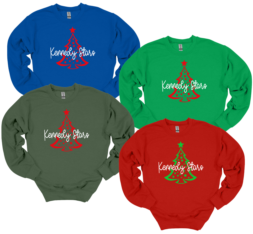 Kennedy Elementary Star Tree Crewneck/Hoodie