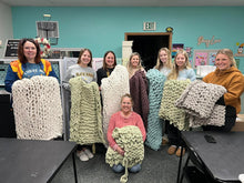 Load image into Gallery viewer, Hand-Knit Chunky Blanket Class - 1.10.26
