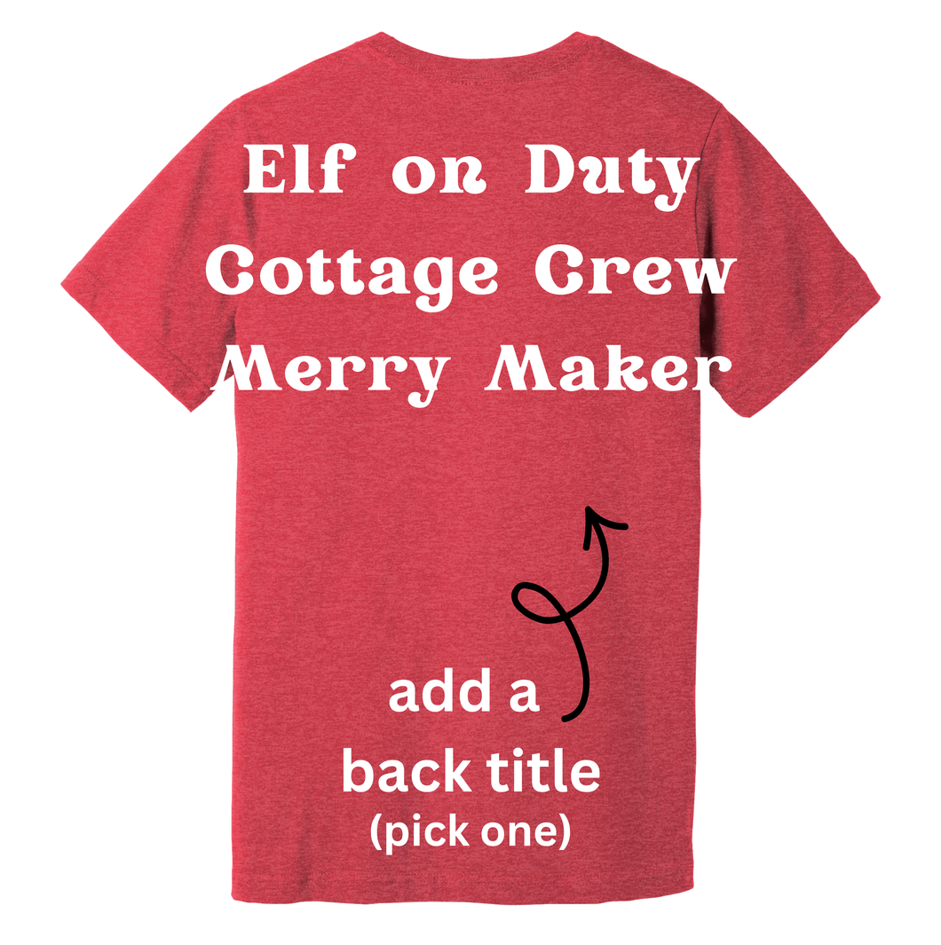 Christmas Cottage - BACK DESIGN ADD-ON