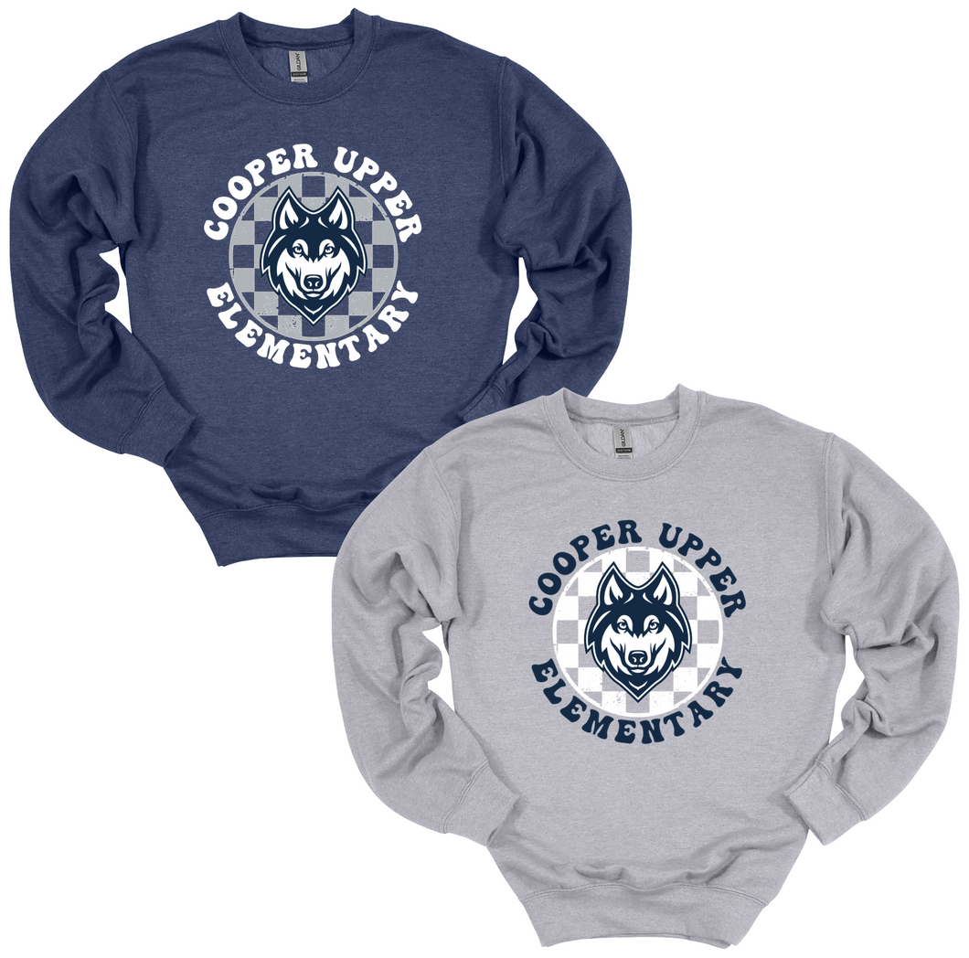 Cooper Checkered Crewneck/Hoodie