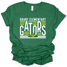 Load image into Gallery viewer, Short Sleeve T-Shirt Grant Gators Wonky Letters
