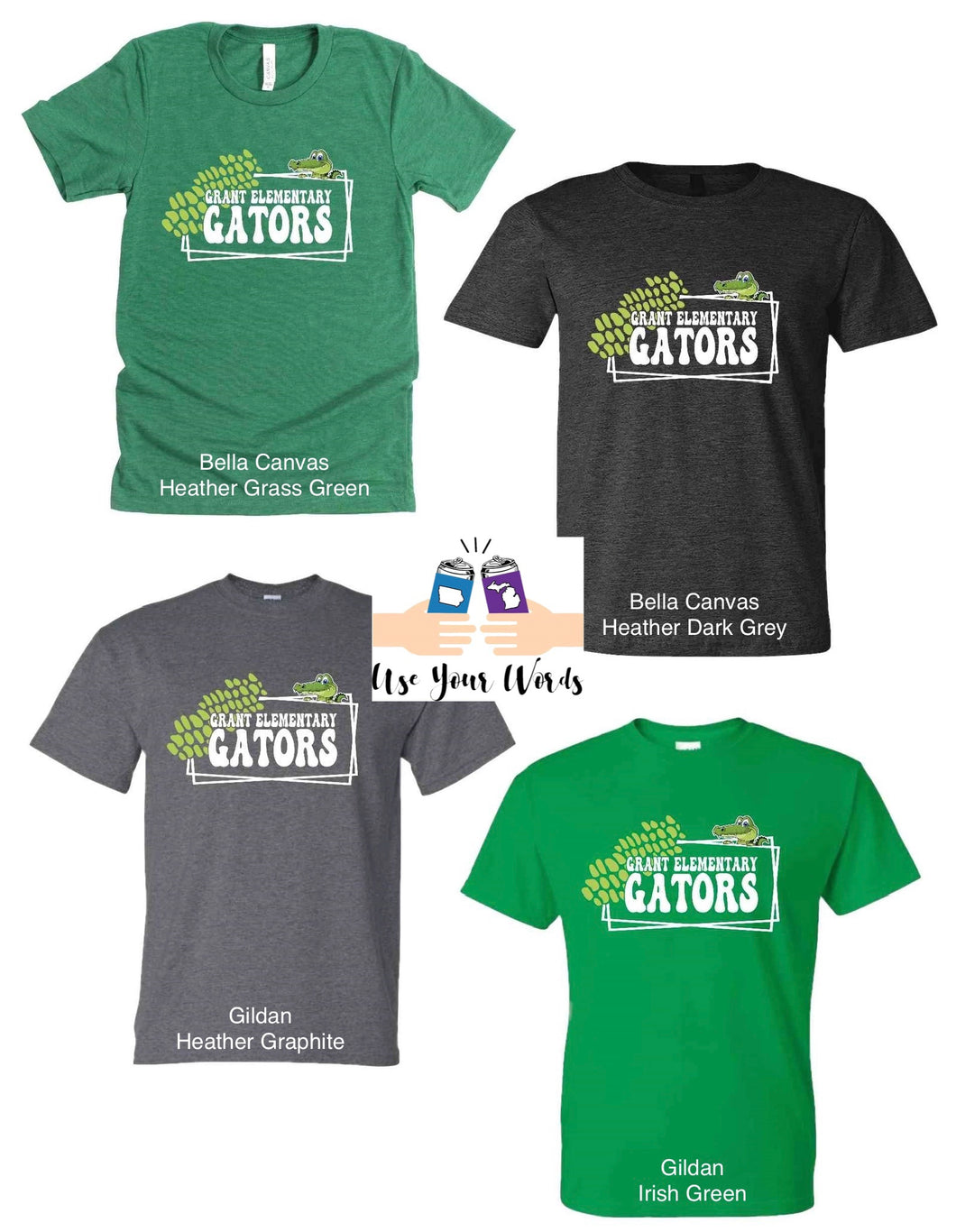 Short Sleeve Peeking Gator T-shirt